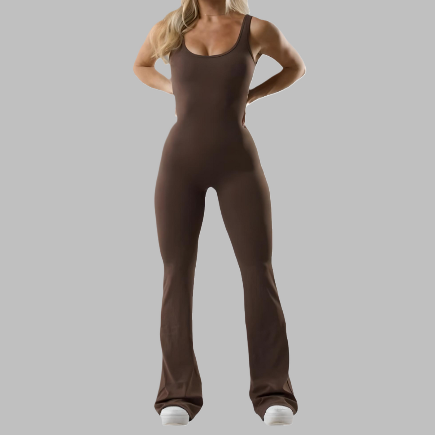 Flared Leg Jumpsuit