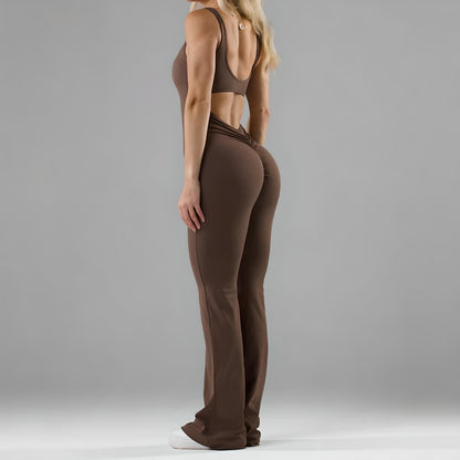 Flared Leg Jumpsuit